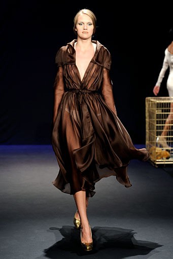 Jad Ghandour, Spring/Summer 2012. New York Fashion Week Spring/Summer 2012. [Photo by Fernanda Calfat/Getty Images]