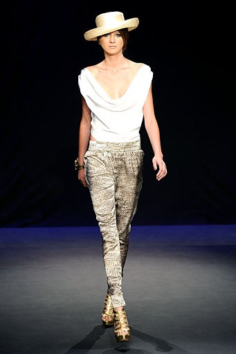 Jad Ghandour, Spring/Summer 2012. New York Fashion Week Spring/Summer 2012. [Photo by Fernanda Calfat/Getty Images]