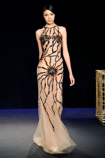 Jad Ghandour, Spring/Summer 2012. New York Fashion Week Spring/Summer 2012. [Photo by Fernanda Calfat/Getty Images]