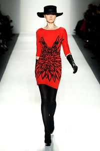 Irina Shabayeva, Fall/Winter 2011. New York Fashion Week 2011. [Photo by Frazer Harrison/Getty Images for Mercedes-Benz]