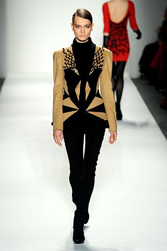 Irina Shabayeva, Fall/Winter 2011. New York Fashion Week 2011. [Photo by Frazer Harrison/Getty Images for Mercedes-Benz]
