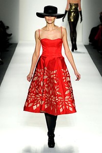 Irina Shabayeva, Fall/Winter 2011. New York Fashion Week 2011. [Photo by Frazer Harrison/Getty Images for Mercedes-Benz]