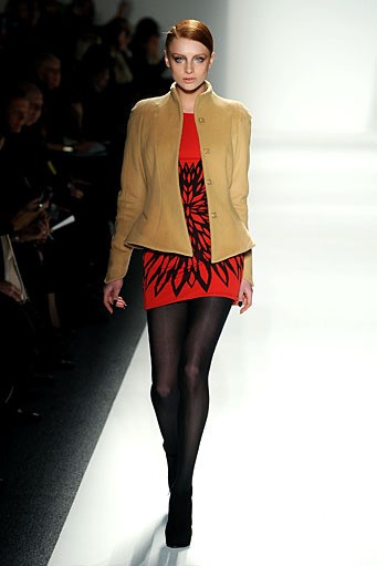 Irina Shabayeva, Fall/Winter 2011. New York Fashion Week 2011. [Photo by Frazer Harrison/Getty Images for Mercedes-Benz]