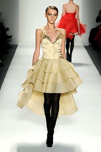 Irina Shabayeva, Fall/Winter 2011. New York Fashion Week 2011. [Photo by Frazer Harrison/Getty Images for Mercedes-Benz]