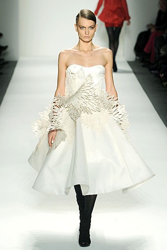 Irina Shabayeva, Fall/Winter 2011. New York Fashion Week 2011. [Photo by Frazer Harrison/Getty Images for Mercedes-Benz]