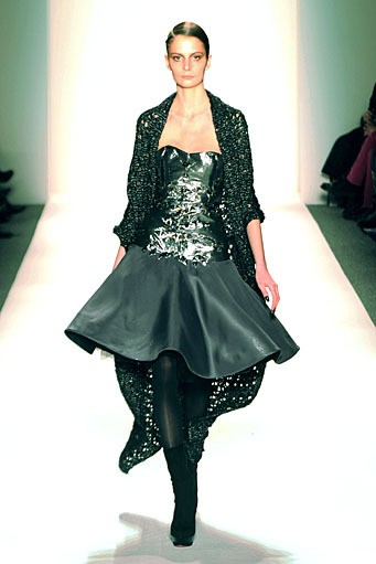 Irina Shabayeva, Fall/Winter 2011. New York Fashion Week 2011. [Photo by Frazer Harrison/Getty Images for Mercedes-Benz]