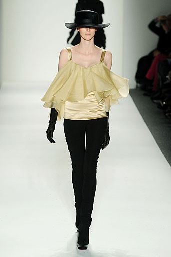 Irina Shabayeva, Fall/Winter 2011. New York Fashion Week 2011. [Photo by Frazer Harrison/Getty Images for Mercedes-Benz]