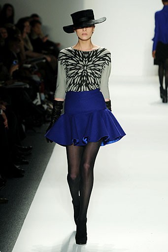 Irina Shabayeva, Fall/Winter 2011. New York Fashion Week 2011. [Photo by Frazer Harrison/Getty Images for Mercedes-Benz]