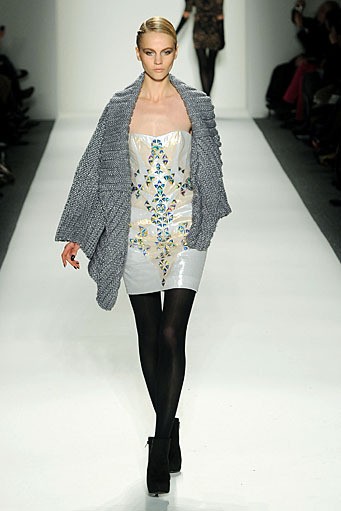 Irina Shabayeva, Fall/Winter 2011. New York Fashion Week 2011. [Photo by Frazer Harrison/Getty Images for Mercedes-Benz]