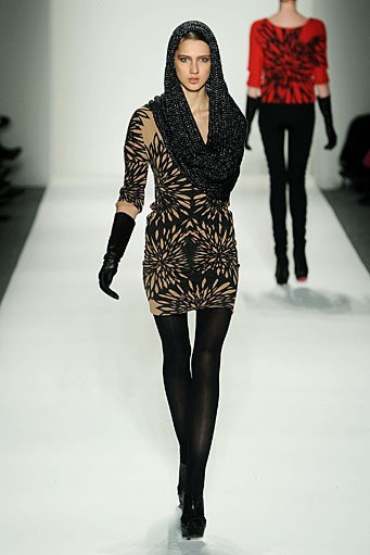 Irina Shabayeva, Fall/Winter 2011. New York Fashion Week 2011. [Photo by Frazer Harrison/Getty Images for Mercedes-Benz]