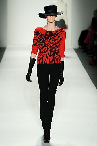 Irina Shabayeva, Fall/Winter 2011. New York Fashion Week 2011. [Photo by Frazer Harrison/Getty Images for Mercedes-Benz]