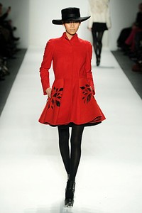 Irina Shabayeva, Fall/Winter 2011. New York Fashion Week 2011. [Photo by Frazer Harrison/Getty Images for Mercedes-Benz]