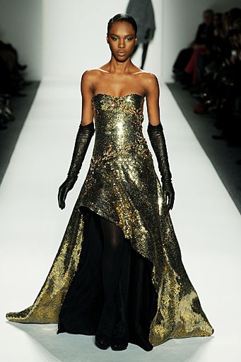 Irina Shabayeva, Fall/Winter 2011. New York Fashion Week 2011. [Photo by Frazer Harrison/Getty Images for Mercedes-Benz]