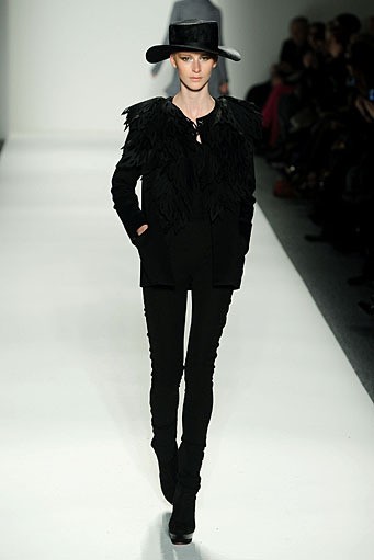 Irina Shabayeva, Fall/Winter 2011. New York Fashion Week 2011. [Photo by Frazer Harrison/Getty Images for Mercedes-Benz]