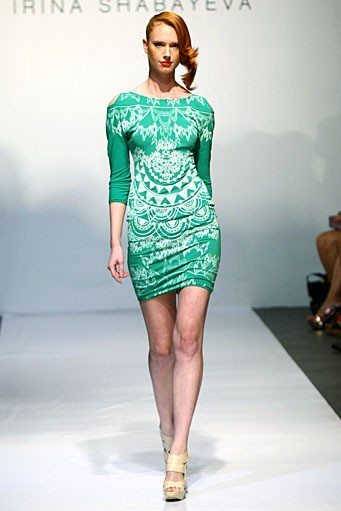 Irina Shabayeva, Spring/Summer 2012. New York Fashion Week Spring/Summer 2012. [Photo by Neilson Barnard/Getty Images]
