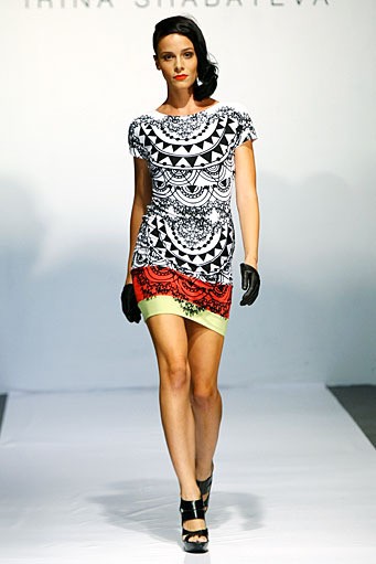 Irina Shabayeva, Spring/Summer 2012. New York Fashion Week Spring/Summer 2012. [Photo by Neilson Barnard/Getty Images]