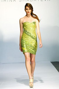 Irina Shabayeva, Spring/Summer 2012. New York Fashion Week Spring/Summer 2012. [Photo by Neilson Barnard/Getty Images]