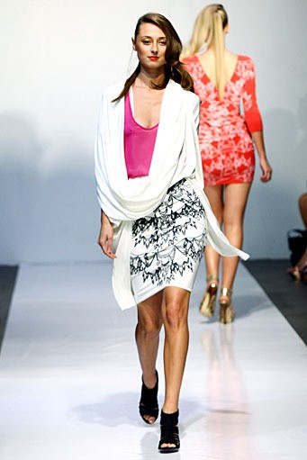 Irina Shabayeva, Spring/Summer 2012. New York Fashion Week Spring/Summer 2012. [Photo by Neilson Barnard/Getty Images]