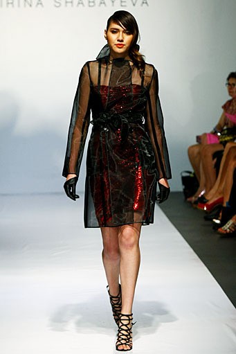 Irina Shabayeva, Spring/Summer 2012. New York Fashion Week Spring/Summer 2012. [Photo by Neilson Barnard/Getty Images]