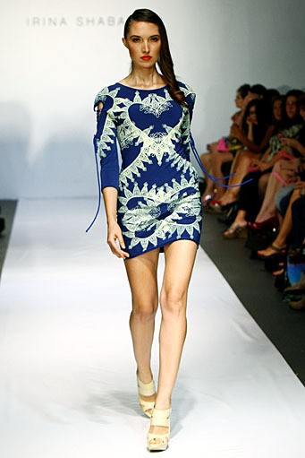 Irina Shabayeva, Spring/Summer 2012. New York Fashion Week Spring/Summer 2012. [Photo by Neilson Barnard/Getty Images]
