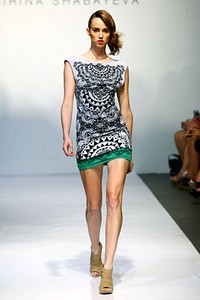 Irina Shabayeva, Spring/Summer 2012. New York Fashion Week Spring/Summer 2012. [Photo by Neilson Barnard/Getty Images]