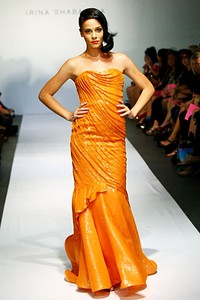 Irina Shabayeva, Spring/Summer 2012. New York Fashion Week Spring/Summer 2012. [Photo by Neilson Barnard/Getty Images]