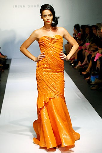 Irina Shabayeva, Spring/Summer 2012. New York Fashion Week Spring/Summer 2012. [Photo by Neilson Barnard/Getty Images]