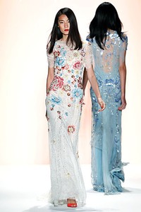 Jenny Packham, Spring/Summer 2012. New York Fashion Week Spring/Summer 2012. [Photo by Peter Michael Dills/Getty Images for Mercedes-Benz Fashion Week]