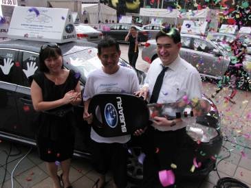 Lompa Pegang Mobil Subaru Kembali Dimenangi Singapura