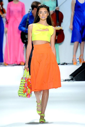 Nanette Lepore, Spring/Summer 2012. New York Fashion Week Spring/Summer 2012. [Photo by Frazer Harrison/Getty Images for Mercedes-Benz Fashion Week]