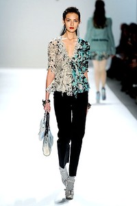 Nanette Lepore, Fall/Winter 2011. New York Fashion Week 2011. [Photo by Frazer Harrison/Getty Images For IMG]