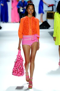 Nanette Lepore, Spring/Summer 2012. New York Fashion Week Spring/Summer 2012. [Photo by Frazer Harrison/Getty Images for Mercedes-Benz Fashion Week]