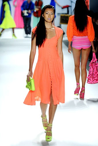 Nanette Lepore, Spring/Summer 2012. New York Fashion Week Spring/Summer 2012. [Photo by Frazer Harrison/Getty Images for Mercedes-Benz Fashion Week]