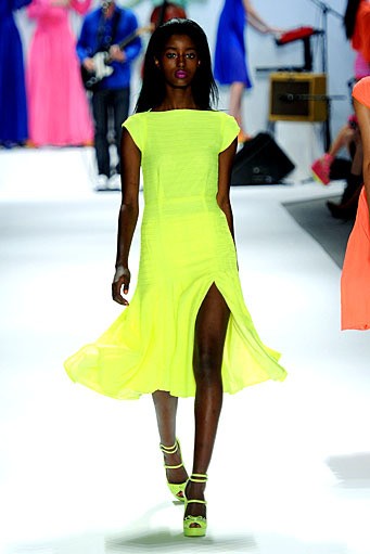 Nanette Lepore, Spring/Summer 2012. New York Fashion Week Spring/Summer 2012. [Photo by Frazer Harrison/Getty Images for Mercedes-Benz Fashion Week]