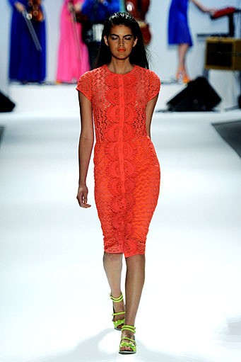 Nanette Lepore, Spring/Summer 2012. New York Fashion Week Spring/Summer 2012. [Photo by Frazer Harrison/Getty Images for Mercedes-Benz Fashion Week]