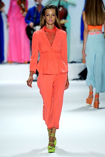 Nanette Lepore, Spring/Summer 2012. New York Fashion Week Spring/Summer 2012. [Photo by Frazer Harrison/Getty Images for Mercedes-Benz Fashion Week]