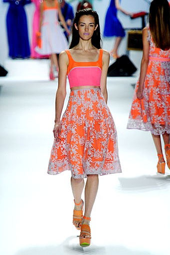 Nanette Lepore, Spring/Summer 2012. New York Fashion Week Spring/Summer 2012. [Photo by Frazer Harrison/Getty Images for Mercedes-Benz Fashion Week]