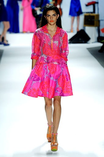 Nanette Lepore, Spring/Summer 2012. New York Fashion Week Spring/Summer 2012. [Photo by Frazer Harrison/Getty Images for Mercedes-Benz Fashion Week]