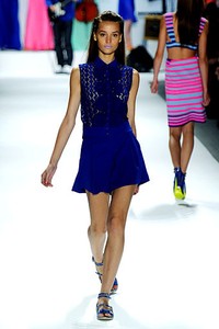 Nanette Lepore, Spring/Summer 2012. New York Fashion Week Spring/Summer 2012. [Photo by Frazer Harrison/Getty Images for Mercedes-Benz Fashion Week]