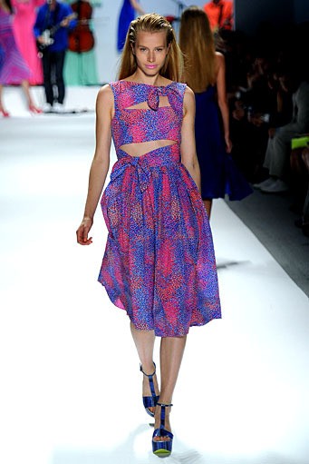 Nanette Lepore, Spring/Summer 2012. New York Fashion Week Spring/Summer 2012. [Photo by Frazer Harrison/Getty Images for Mercedes-Benz Fashion Week]