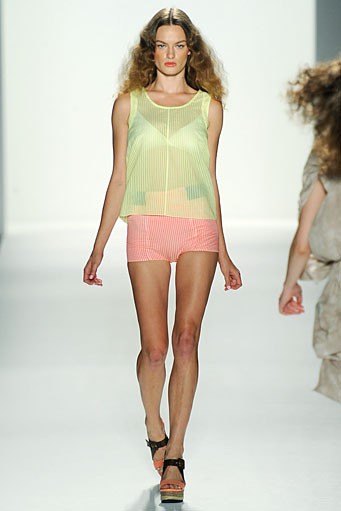 Rebecca Minkoff, Spring/Summer 2012. New York Fashion Week Spring/Summer 2012. [Photo by Frazer Harrison/Getty Images for TRESemme]