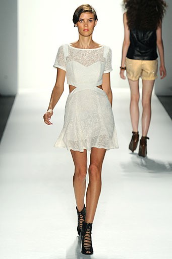 Rebecca Minkoff, Spring/Summer 2012. New York Fashion Week Spring/Summer 2012. [Photo by Frazer Harrison/Getty Images for TRESemme]