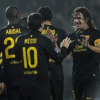 Messi Hat-Trick, Barca Lolos ke 16 Besar