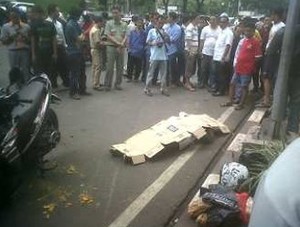 Tabrak Truk Molen di Kebon Sirih, Pemotor Honda Vario Tewas 