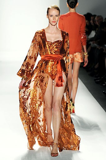 Norman Ambrose, Spring/Summer 2012. New York Fashion Week Spring/Summer 2012. [Photo by Frazer Harrison/Getty Images for Mercedes-Benz Fashion Week]