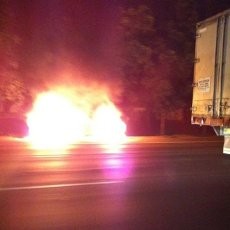 3 Mobil Terbakar di Tol Jakarta