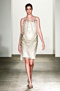 Rolando Santana, Spring/Summer 2012. New York Fashion Week Spring/Summer 2012. [Photo by Joe Kohen/Getty Images]