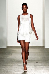 Rolando Santana, Spring/Summer 2012. New York Fashion Week Spring/Summer 2012. [Photo by Joe Kohen/Getty Images]