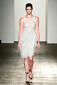 Rolando Santana, Spring/Summer 2012. New York Fashion Week Spring/Summer 2012. [Photo by Joe Kohen/Getty Images]