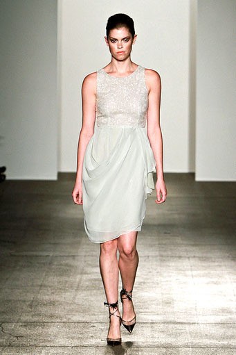 Rolando Santana, Spring/Summer 2012. New York Fashion Week Spring/Summer 2012. [Photo by Joe Kohen/Getty Images]